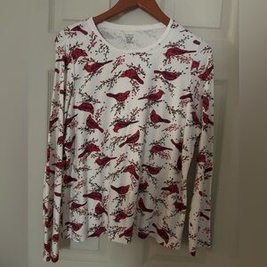 Kim Rogers Perfectly Soft long-sleeved shirt featuring Cardinals Size PXL
